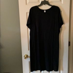 Old Navy XXL Black Shift Dress